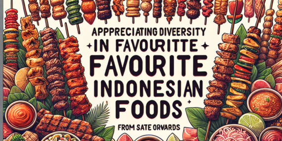 Mengenal Keragaman Rasa dalam Makanan Indonesia Favorit: Dari Sate hingga